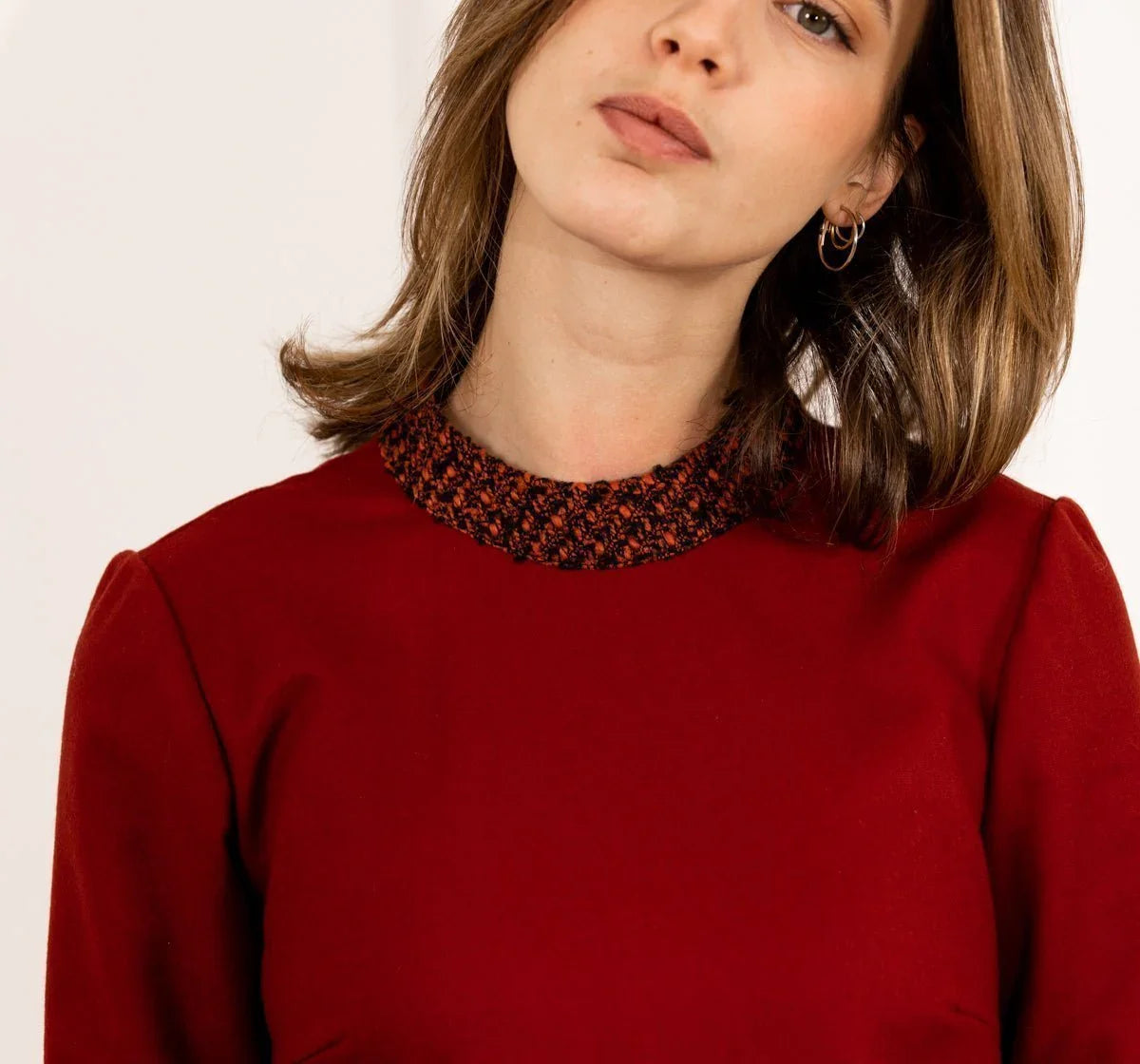 S Vêtements de luxe pour femme/Fabriqué en France/ Robes de luxe, Manteau Doudoune, Combinaison, Top/ Matières : Crêpe de satin de Soie/Laine & Tweed/ Nylon/Jersey - SLYDOXA slydoxa.com